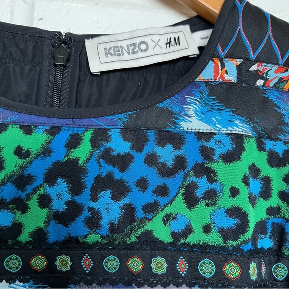 Kenzo x HM Multicolor Patterned Top-Size 6 - Picture 3 of 7